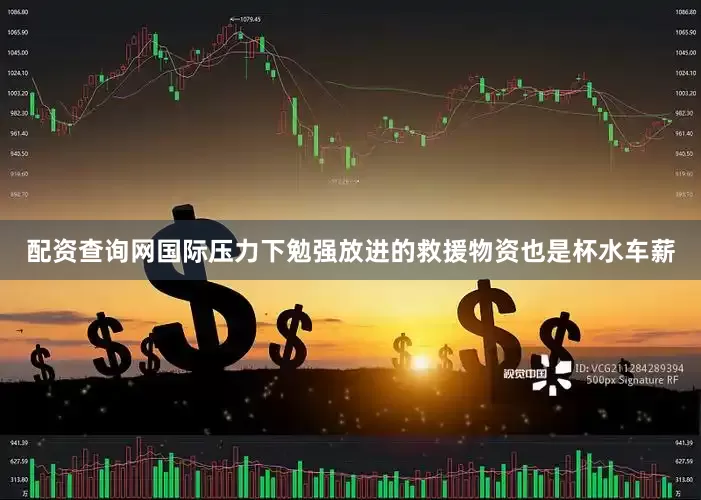 配资查询网国际压力下勉强放进的救援物资也是杯水车薪
